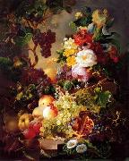 Floral, beautiful classical still life of flowers.077 unknow artist